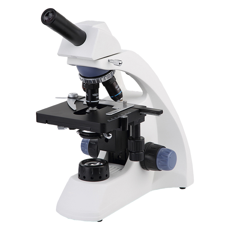 High-Performance Monocular Microscope with Quadruple Nosepiece and Wf10X Eyepiece